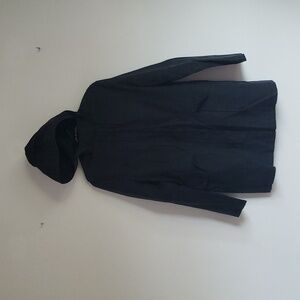 BURBERRY London black hooded jacket size medium